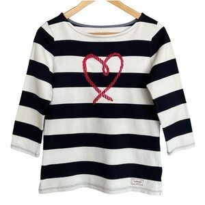 Authentic Talbot’s French Sailor Top with Heart, XS